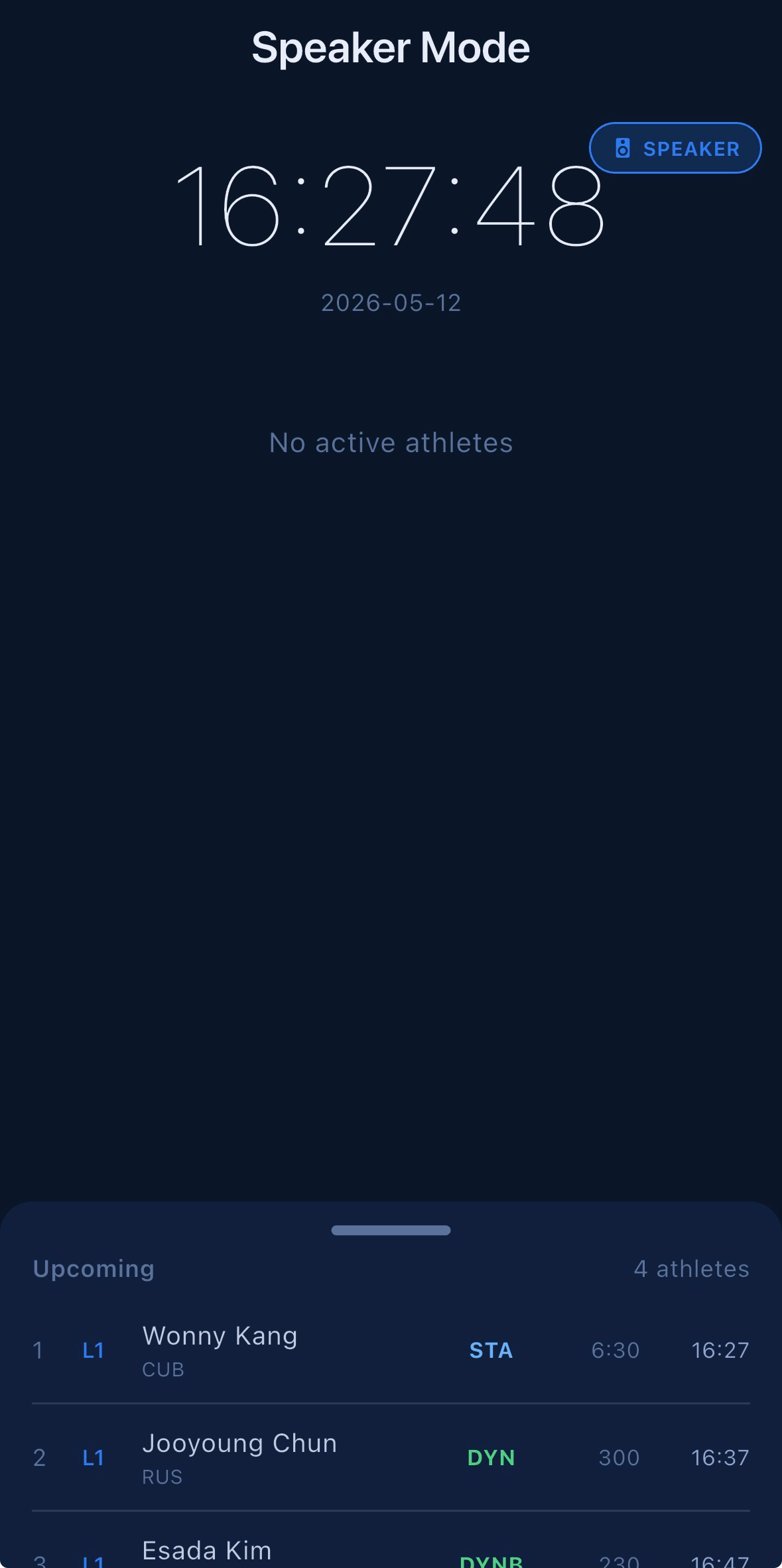 Speaker Mode active